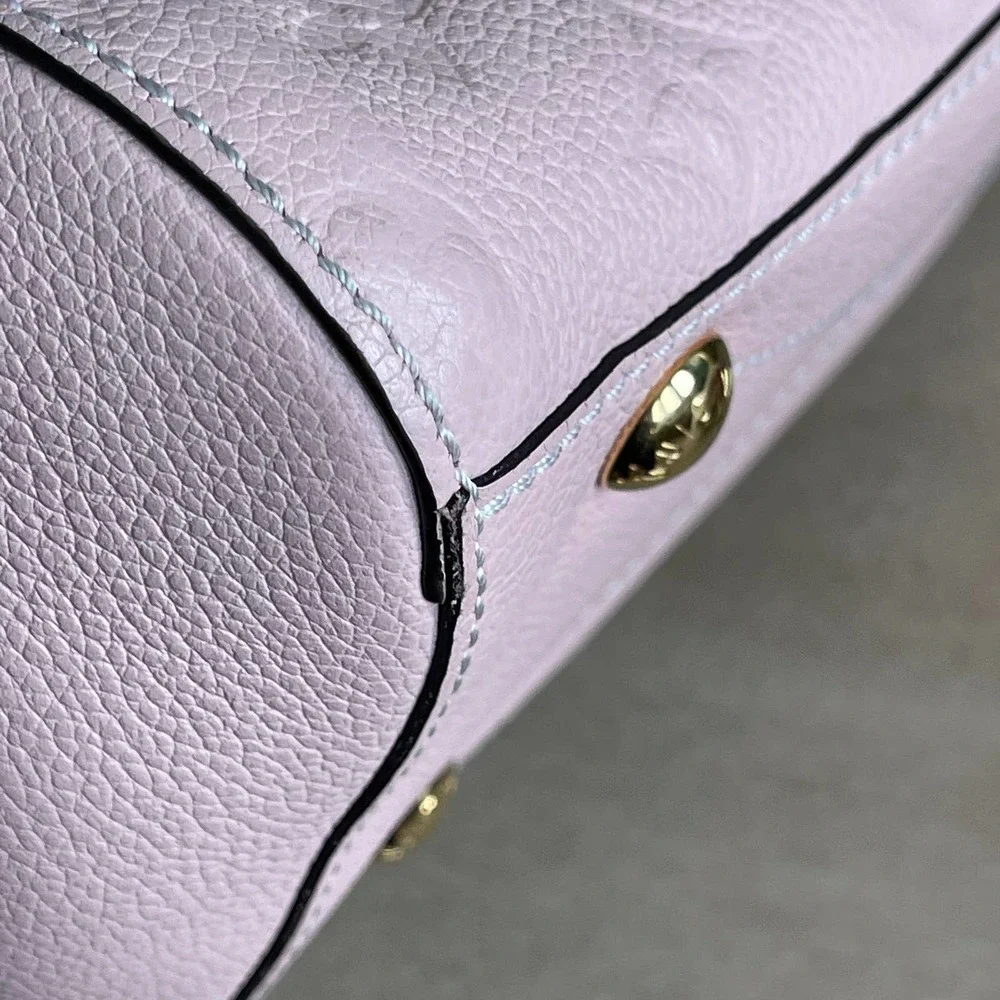 ❌SOLD❌Mint Louis Vuitton Montaigne BB Empreinte Leather Rose Poudre Bag SP1195 - Picture 13 of 15